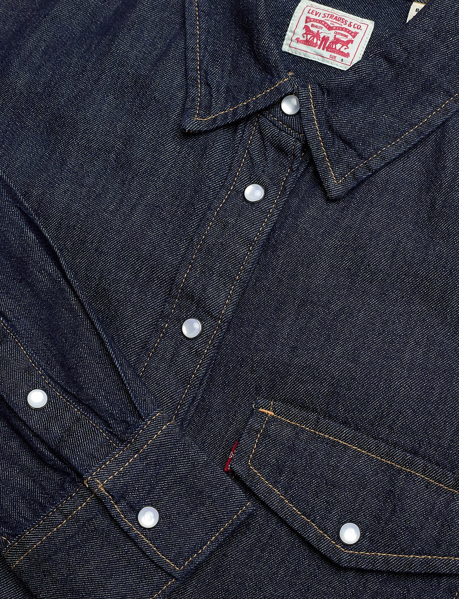 Levi's® - ICONIC WESTERN TODAYS NEWS - jeanshemden - dark indigo - flat finish - 3