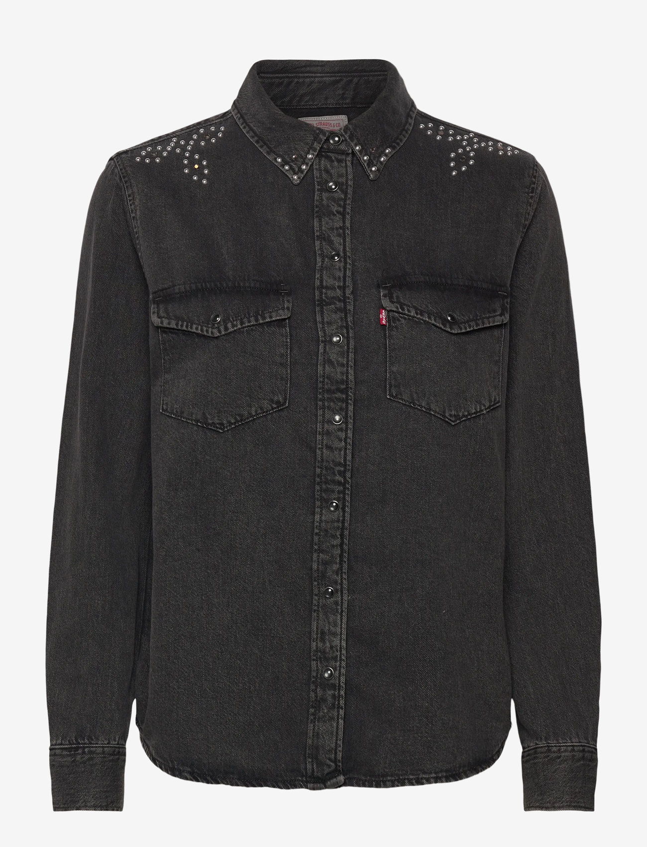 Levi's® - ICONIC WESTERN BEJEWLED WESTER - jeansskjortor - blacks - 1