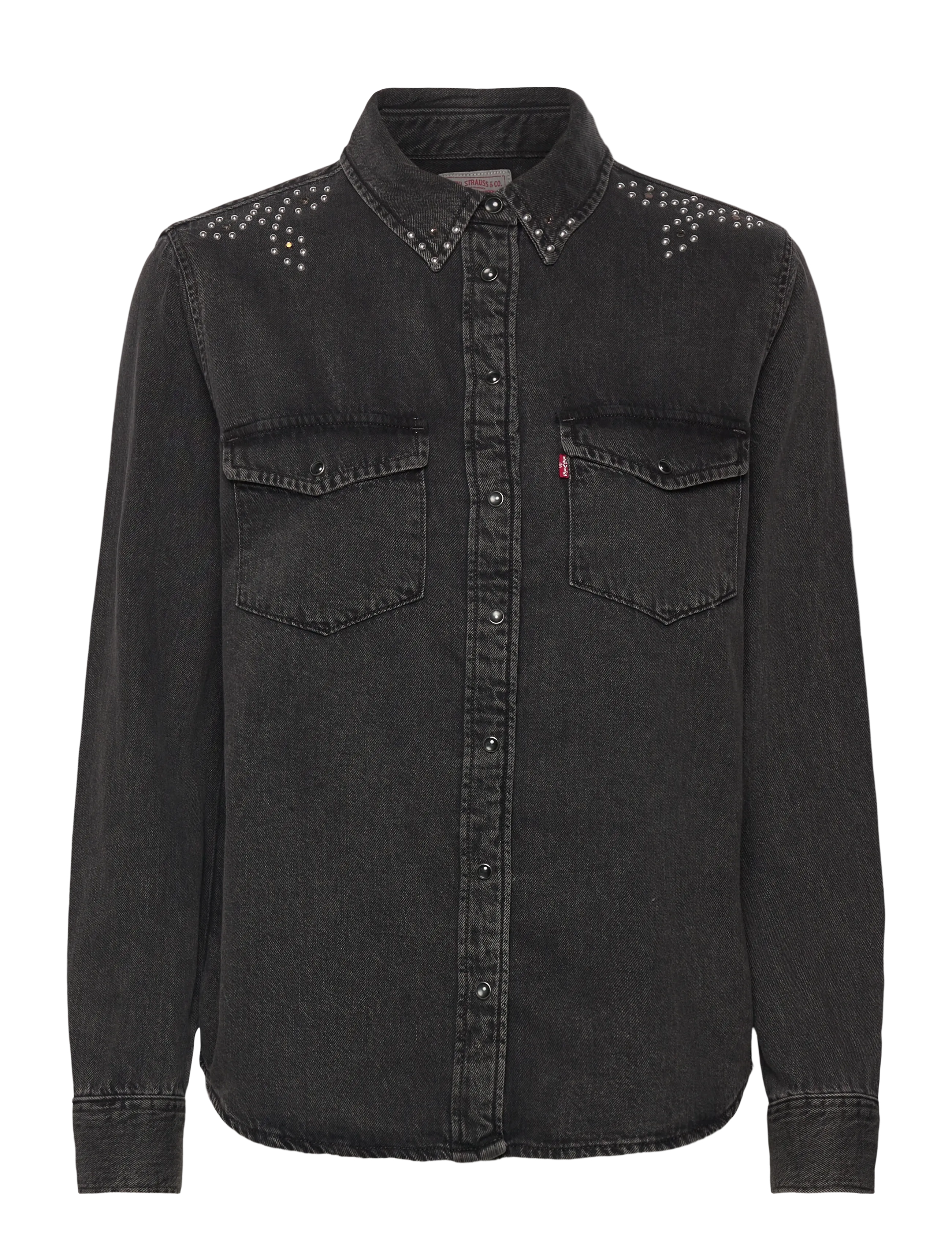 Levi's® - ICONIC WESTERN BEJEWLED WESTER - farkkupaidat - blacks - 1