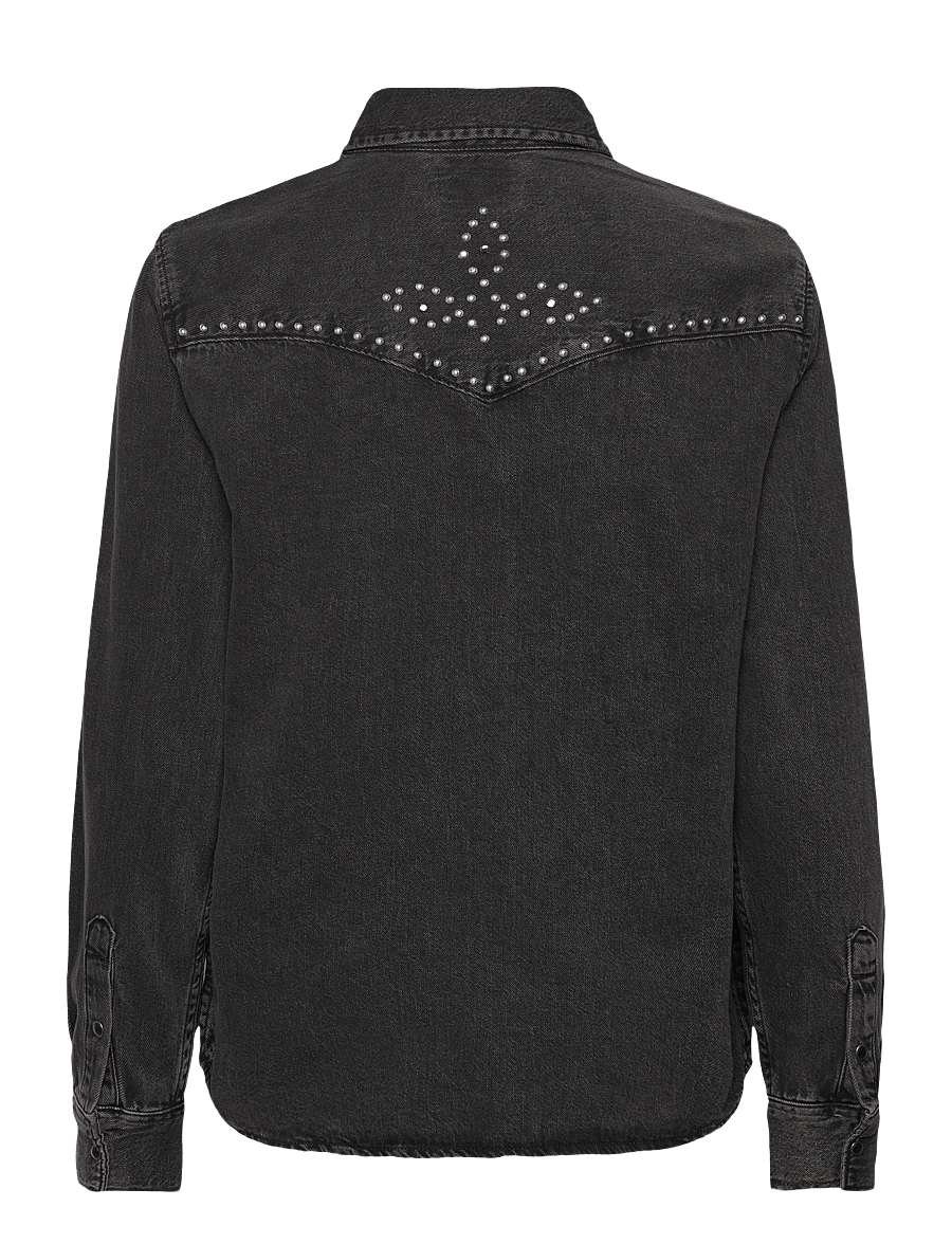 Levi's® - ICONIC WESTERN BEJEWLED WESTER - farkkupaidat - blacks - 2