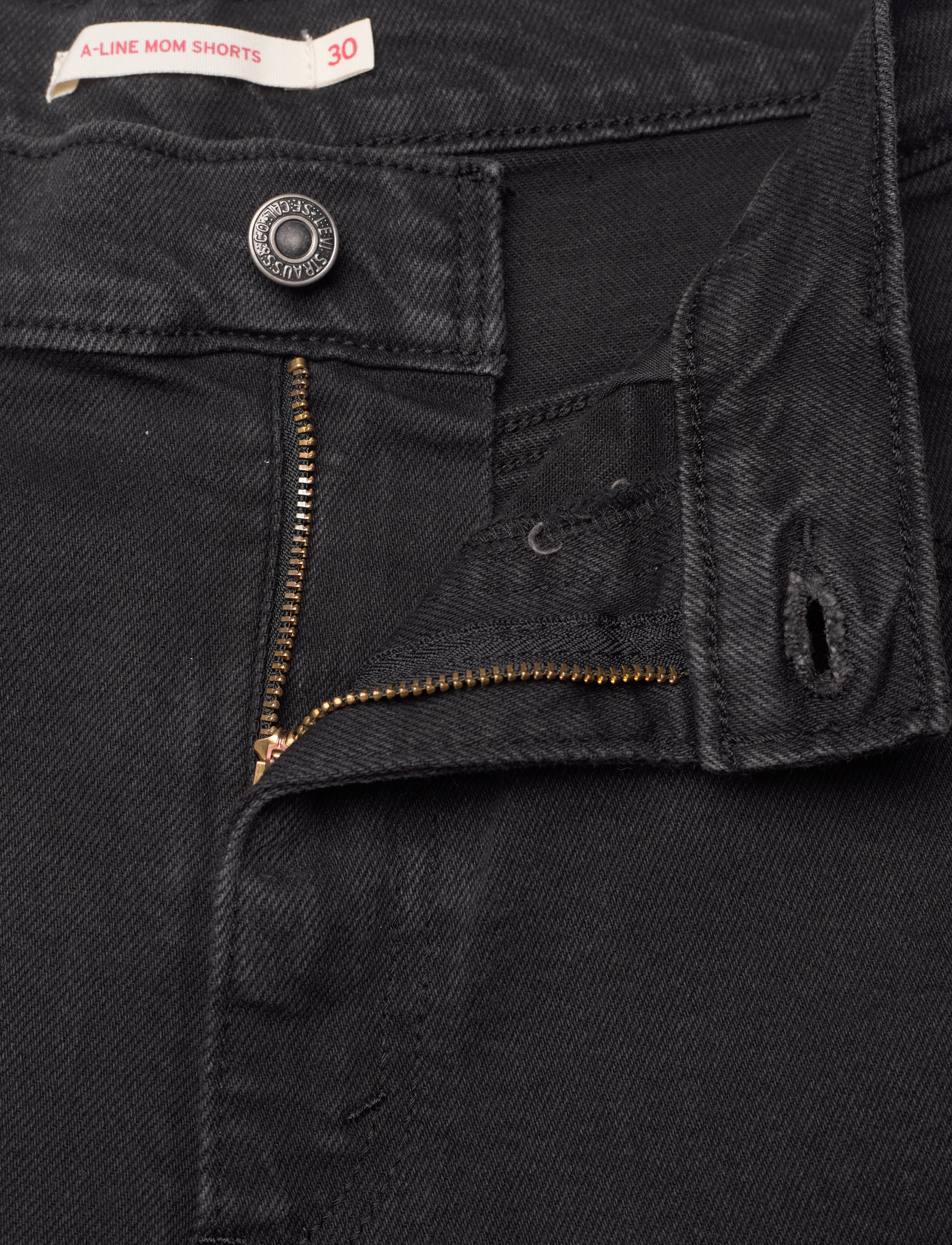 LEVI´S Women - MOM A LINE SHORT 2 FLASH BLACK - flash black - 2