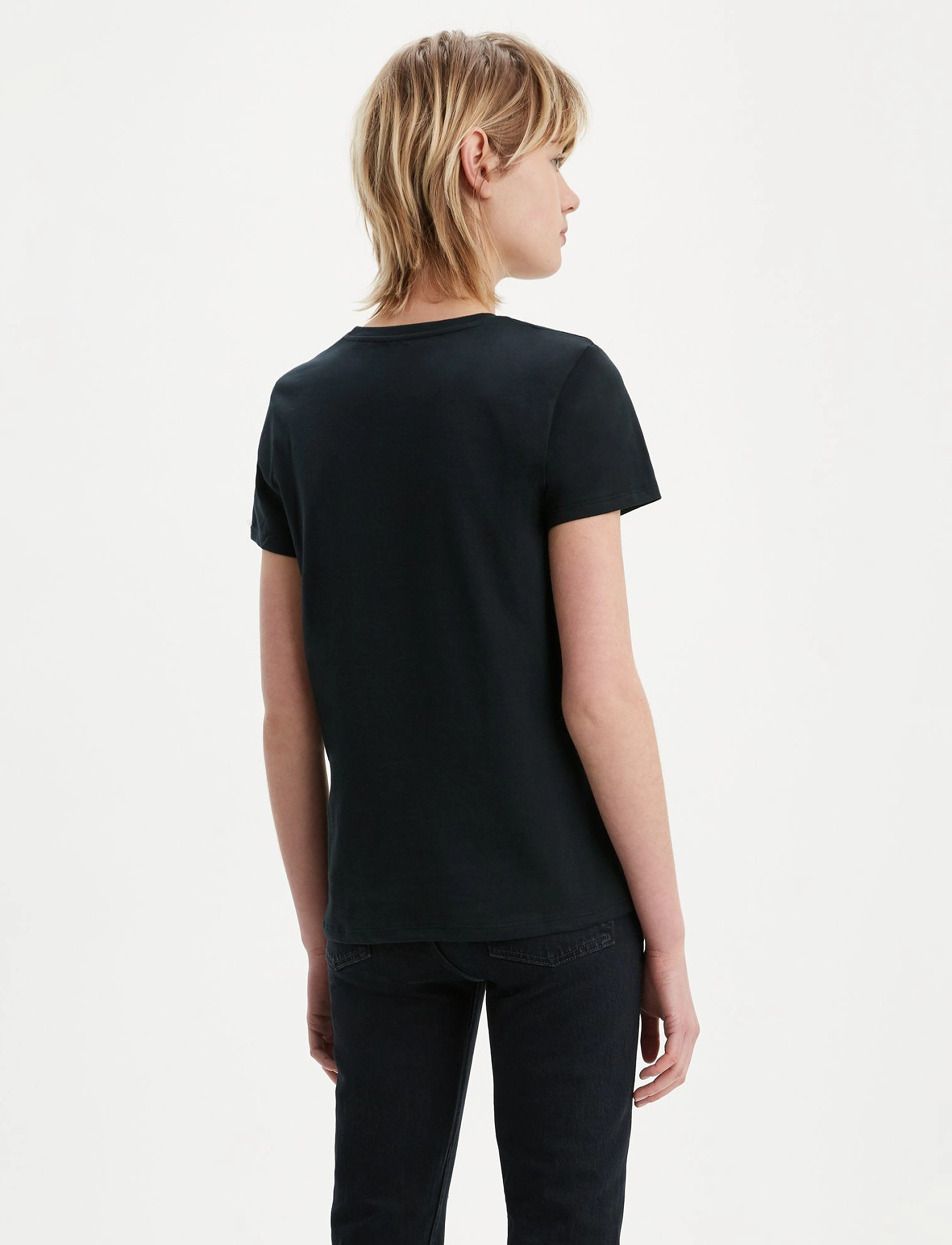 Levi's® - THE PERFECT TEE MINERAL BLACK - stuttermarbolir - blacks - 3