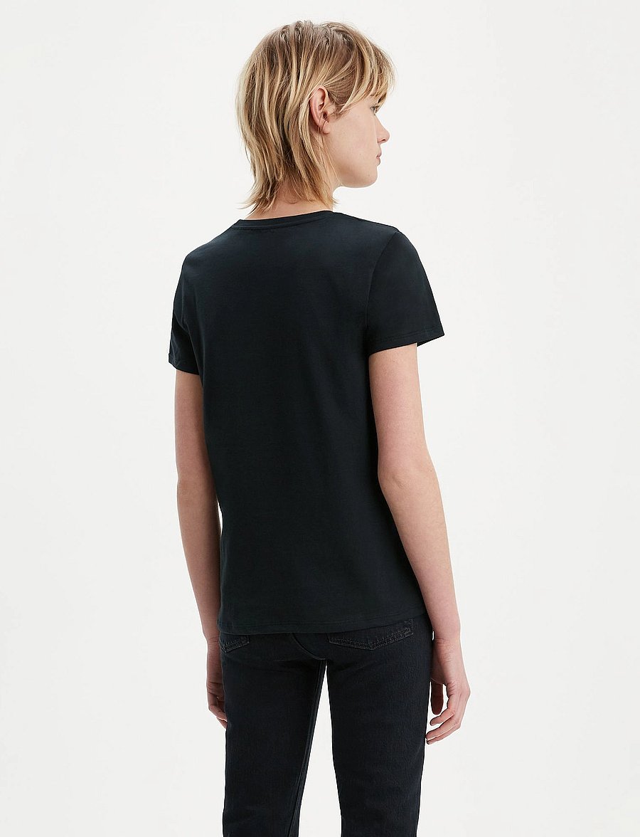 Levi's® - THE PERFECT TEE MINERAL BLACK - t-shirts - blacks - 3