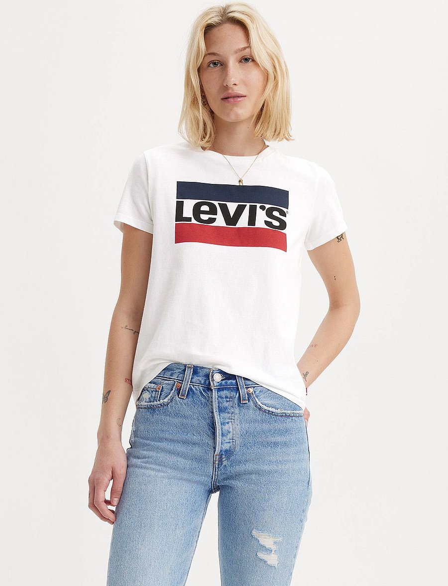 Levi's® - THE PERFECT TEE SPORTSWEAR LOG - t-särgid - neutrals1 - 3