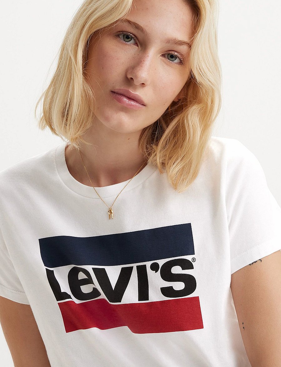 Levi's® - THE PERFECT TEE SPORTSWEAR LOG - t-särgid - neutrals1 - 5