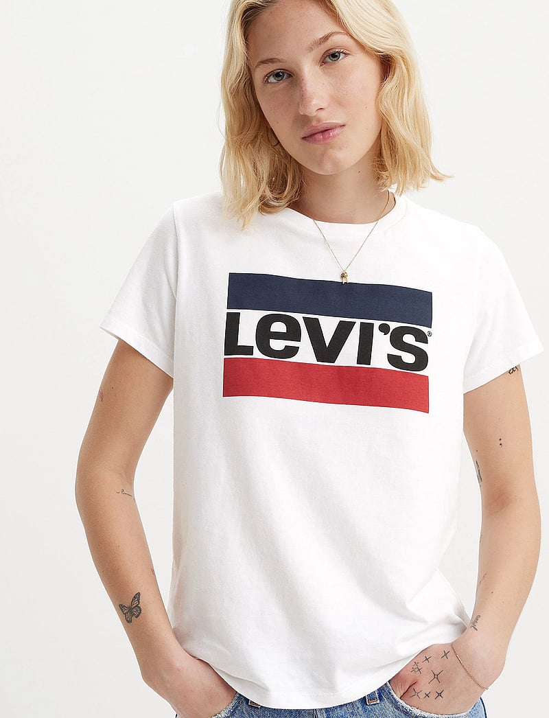 Levi's® - THE PERFECT TEE SPORTSWEAR LOG - t-shirts - neutrals - 0