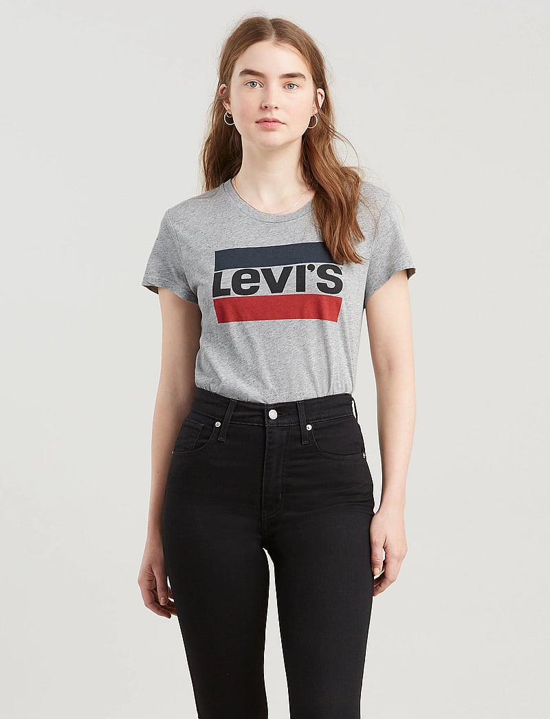 Levi's® - THE PERFECT TEE SPORTSWEAR LOG - t-shirts - greys - 0