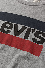 LEVI´S Women - THE PERFECT TEE SPORTSWEAR LOG - lowest prices - greys - 4