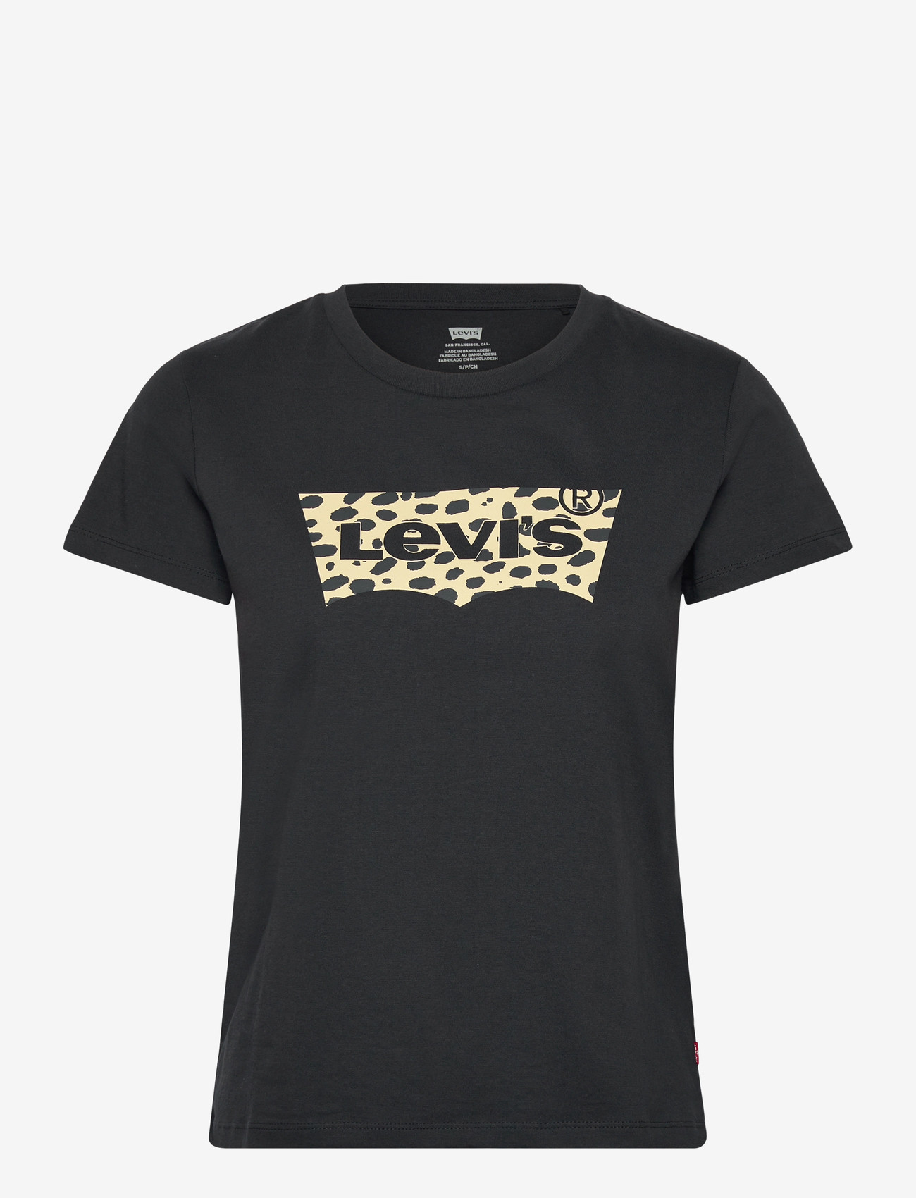 Levi's® - THE PERFECT TEE BW LEOPARD CAV - t-shirts - blacks - 1