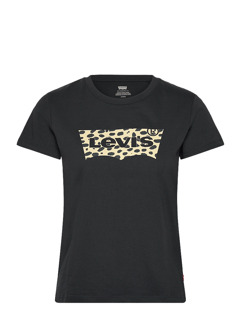 Levi's® - THE PERFECT TEE BW LEOPARD CAV - t-shirts - blacks - 1