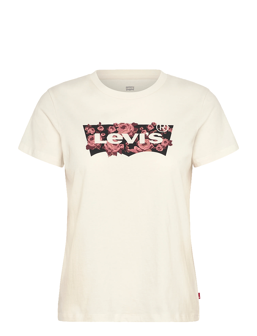 Levi's® - THE PERFECT TEE GAB ROSE BW FI - t-shirts - whites - 1
