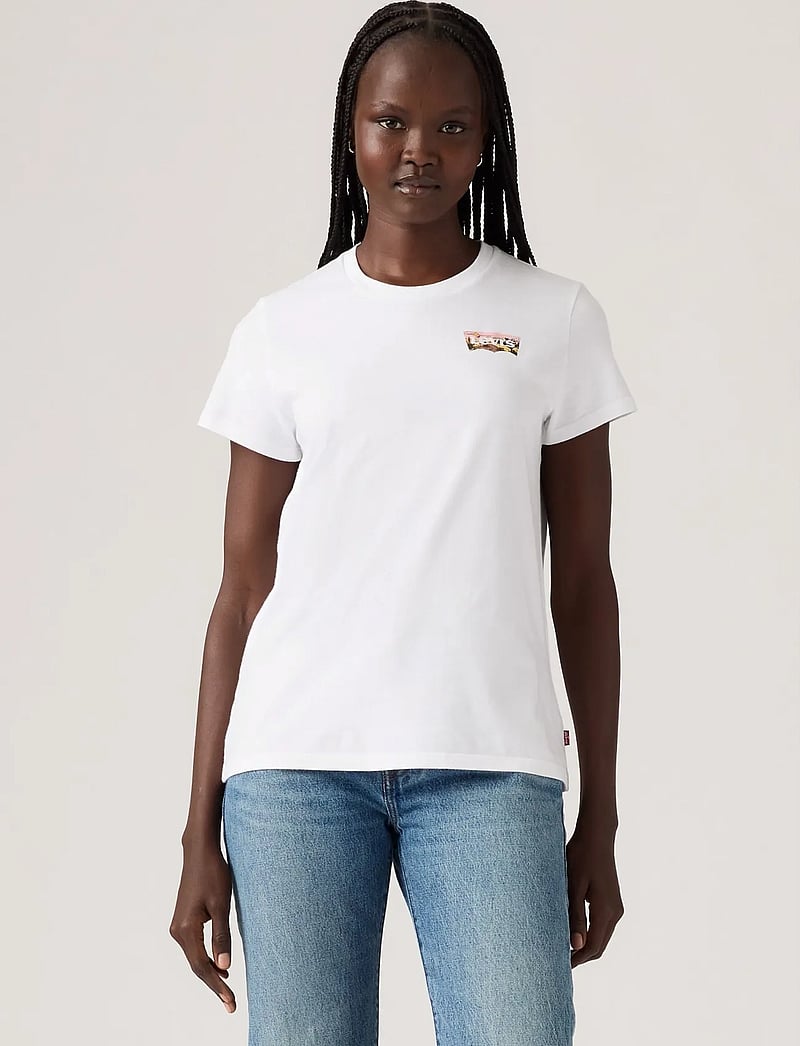 Levi's® - THE PERFECT TEE JOSHUA TREE SC - t-särgid - whites - 3