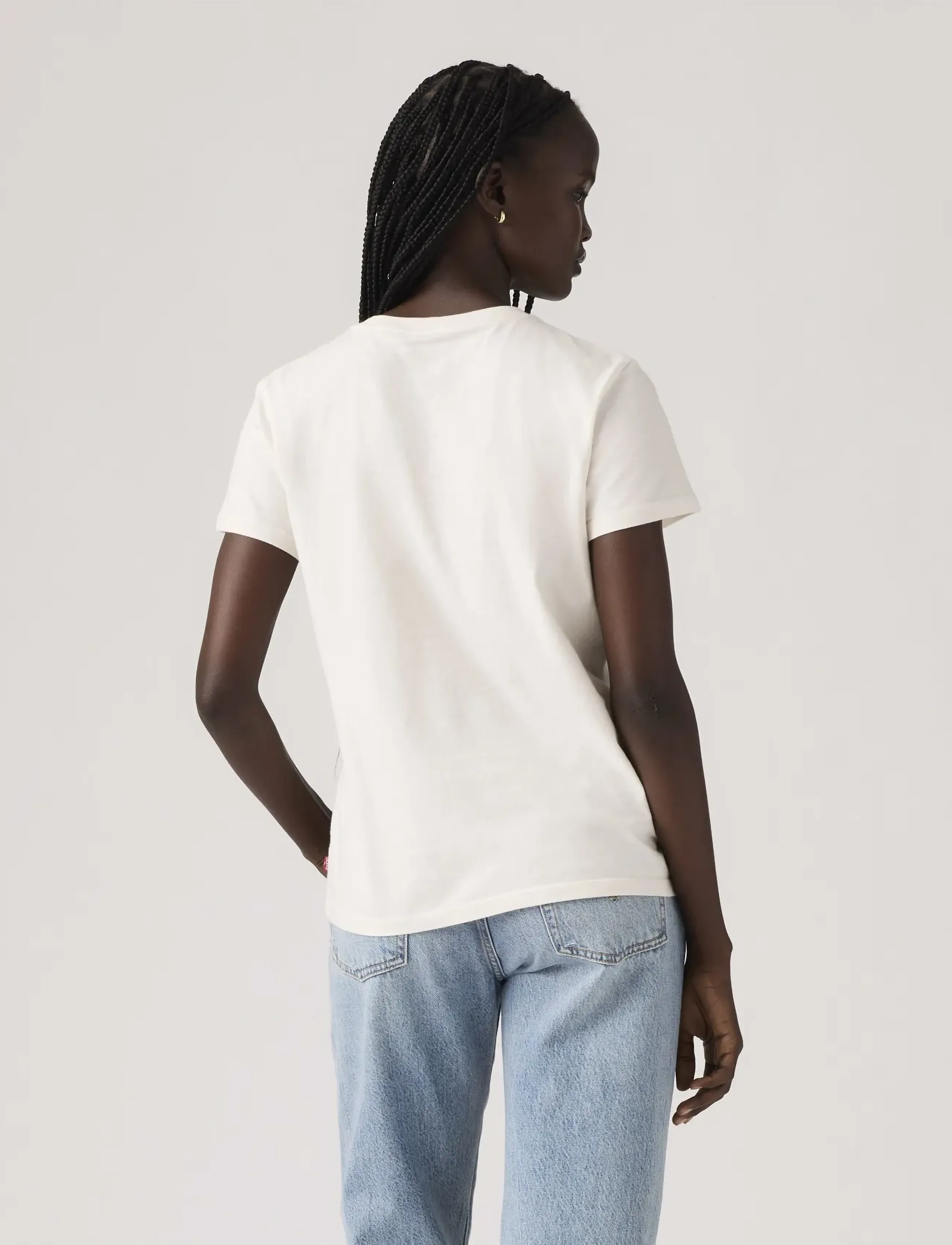 Levi's® - THE PERFECT TEE ROSE GARDEN BW - t-shirts - whites - 3