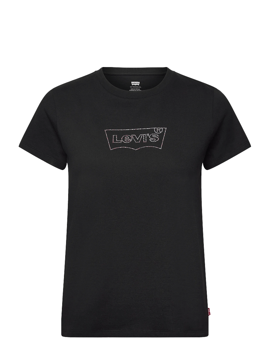Levi's® - THE PERFECT TEE BATWING IRIDES - stuttermarbolir - blacks - 1