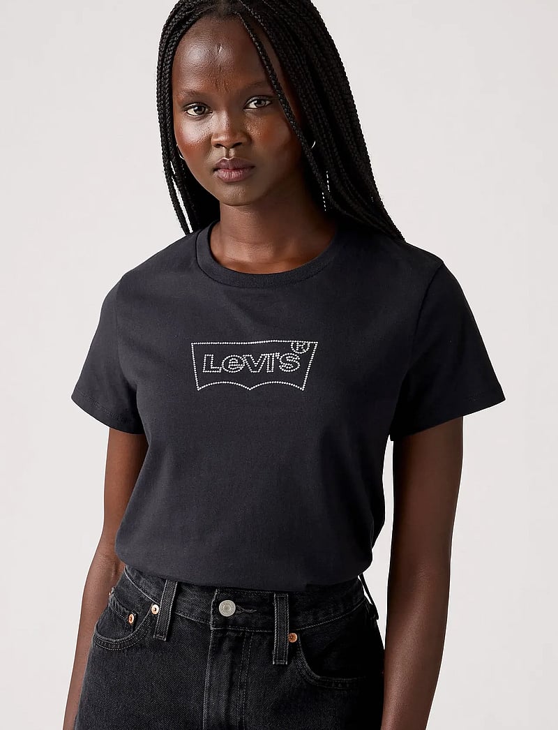 Levi's® - THE PERFECT TEE BATWING IRIDES - t-shirts - blacks - 0