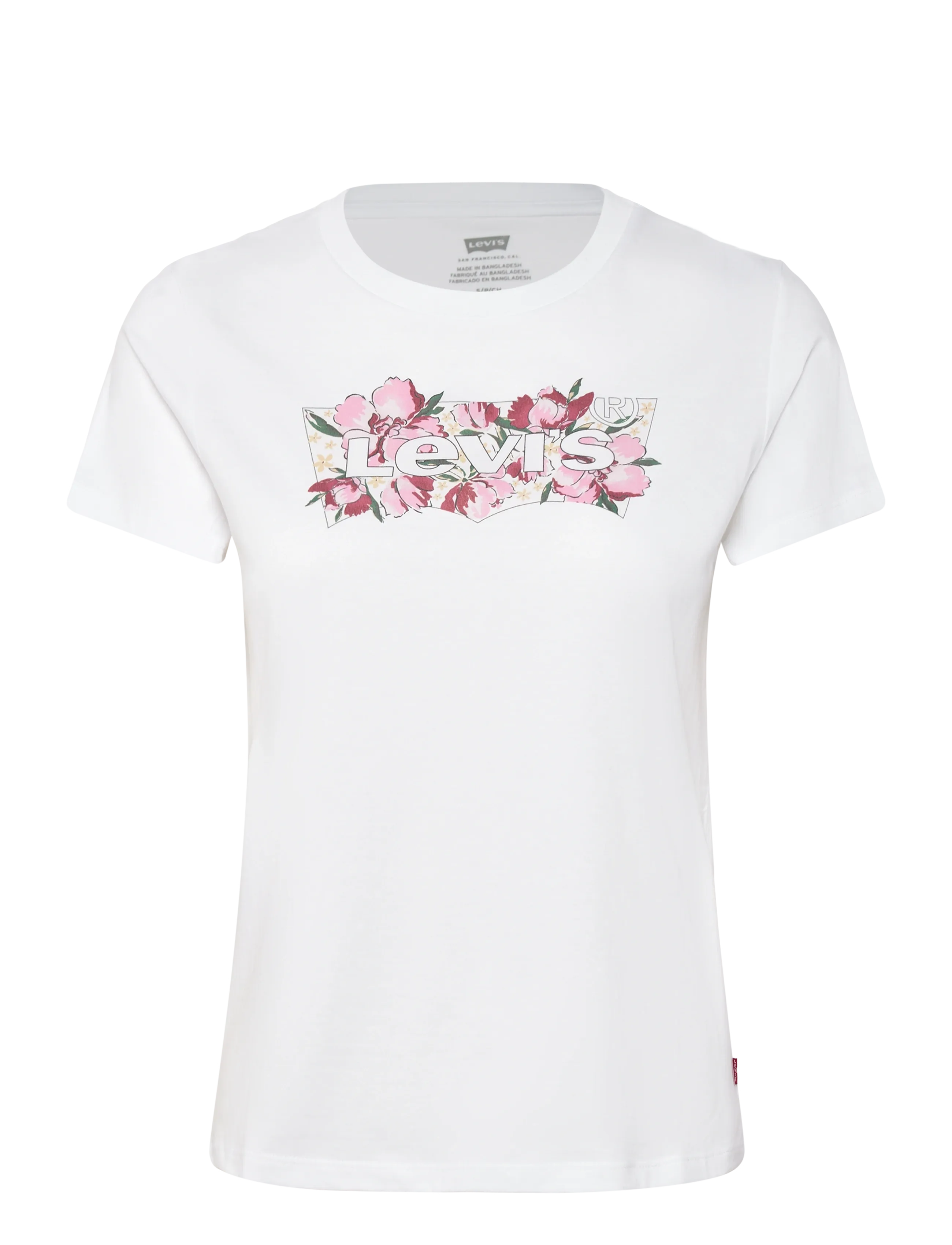 LEVI'S The Perfect Tee P2_Blake Bürste Weiß - XXS - Damen