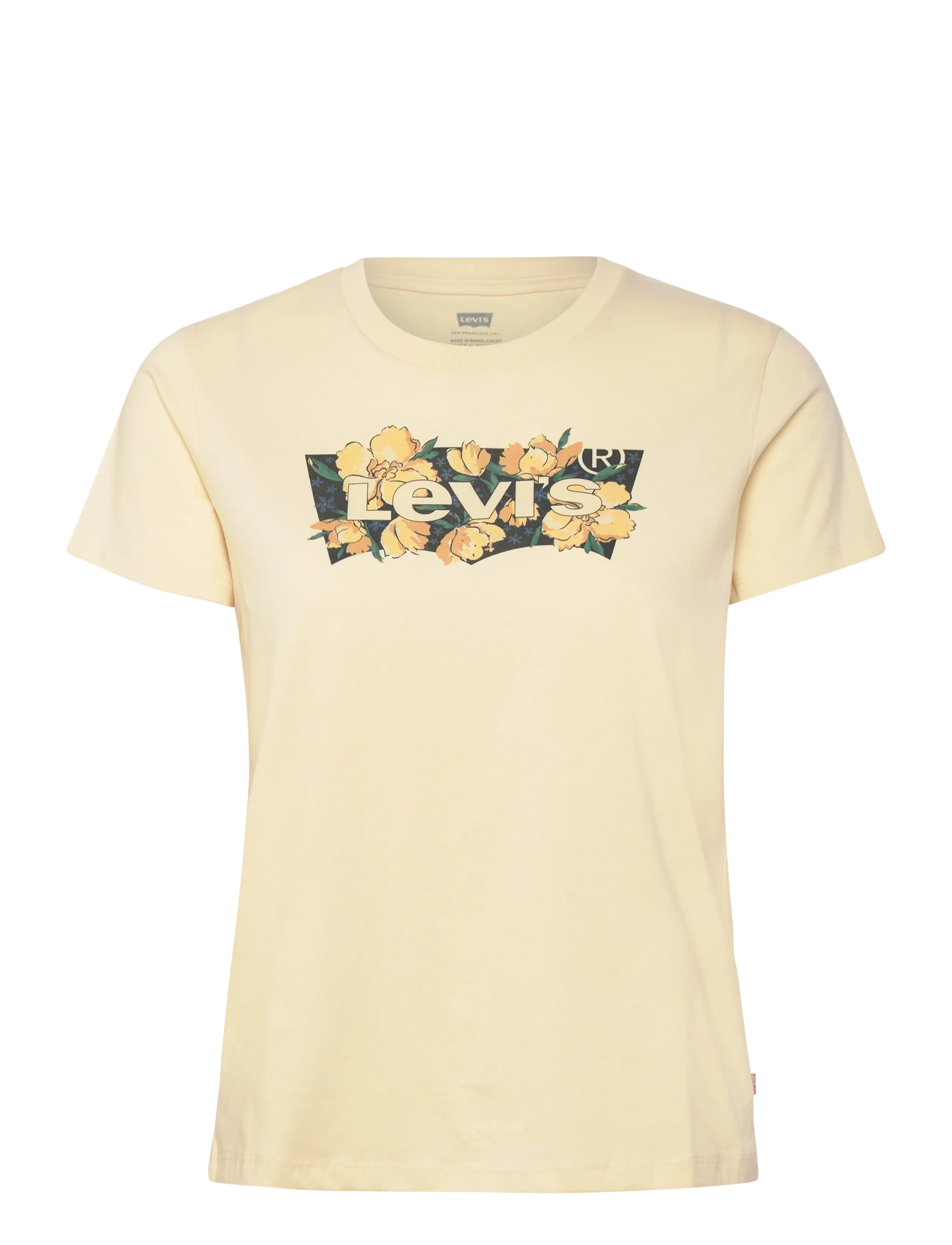 Levi's® THE PERFECT TEE P2_BLAKE BRUSH - Klær - NEUTRALS / yellow