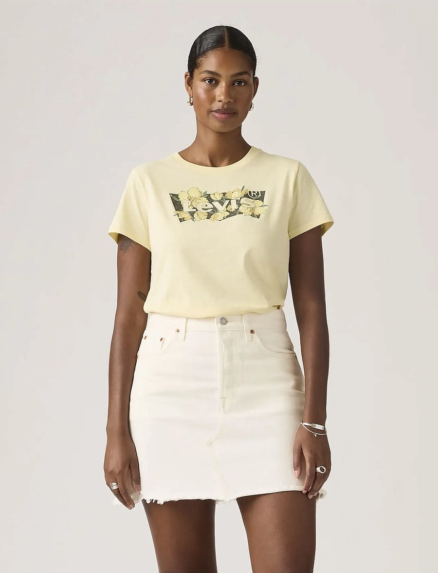 Levi's® - THE PERFECT TEE P2_BLAKE BRUSH - t-shirts - neutrals - 0