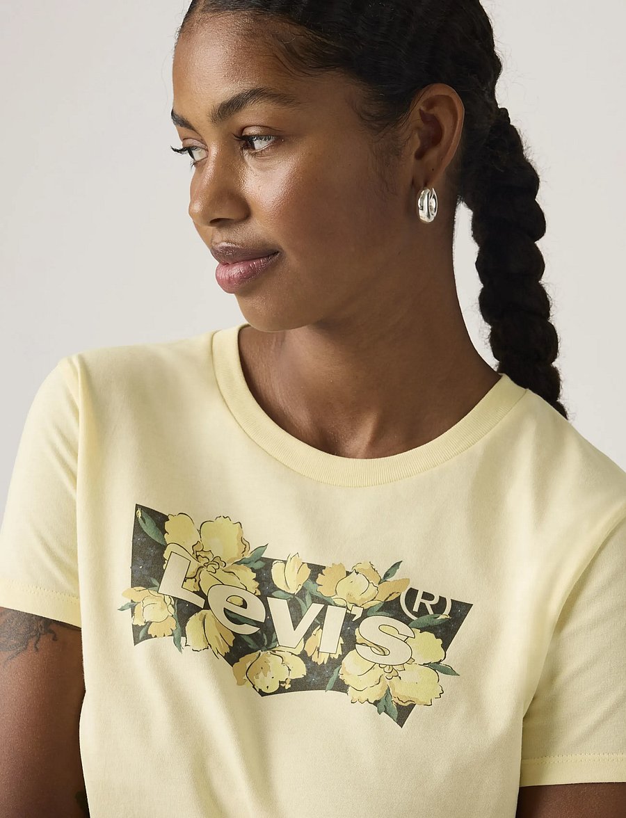 Levi's® - THE PERFECT TEE P2_BLAKE BRUSH - t-shirts - neutrals - 4