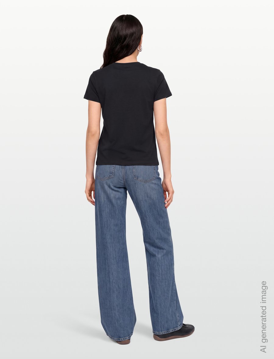Levi's® - THE PERFECT TEE ARCHIVAL SILVE - t-shirts - blacks - 4