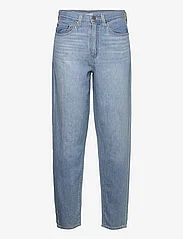 LEVI´S Women - HIGH LOOSE TAPER LETS STAY IN - tapered jeans - med indigo - worn in - 0