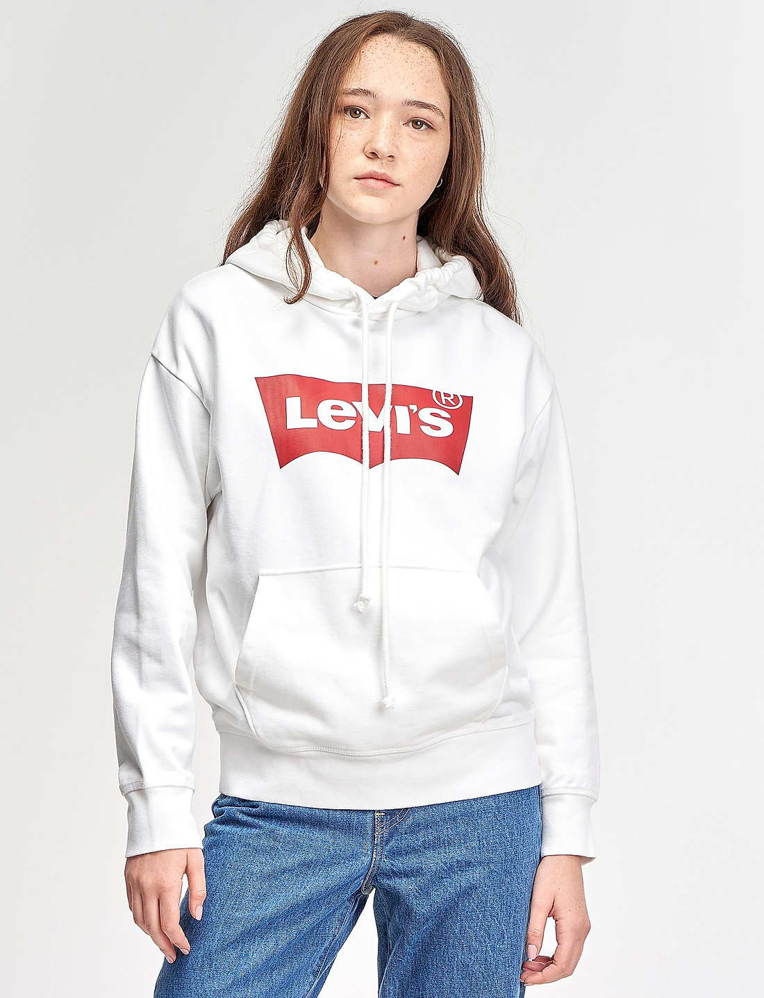 Grey levis top hoodie women's