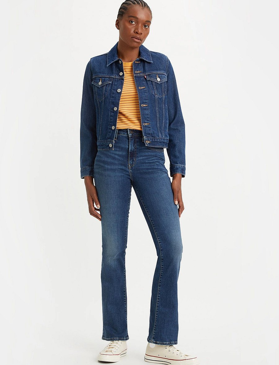 Levi's® - 725 HIGH RISE BOOTCUT BLUE WAV - gerade jeans - dark indigo - worn in4 - 3