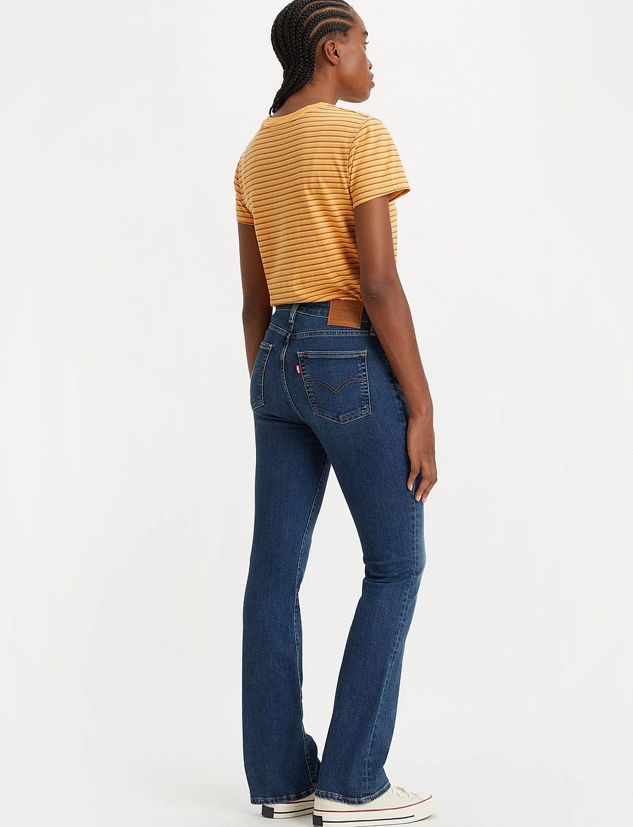 Levi's® - 725 HIGH RISE BOOTCUT BLUE WAV - gerade jeans - dark indigo - worn in4 - 4