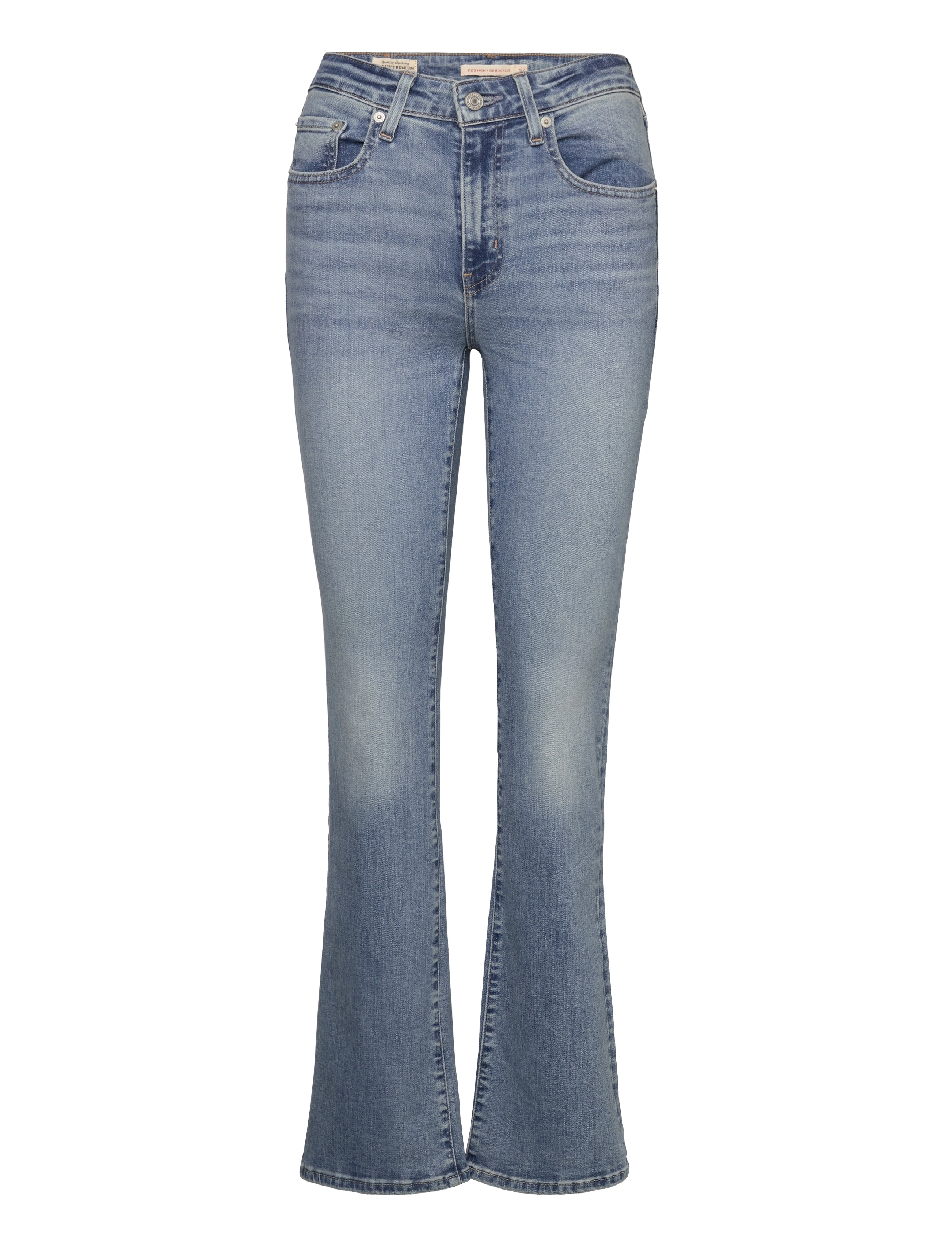 725 HIGH RISE BOOTCUT BLUE WAV - LIGHT INDIGO - WORN IN