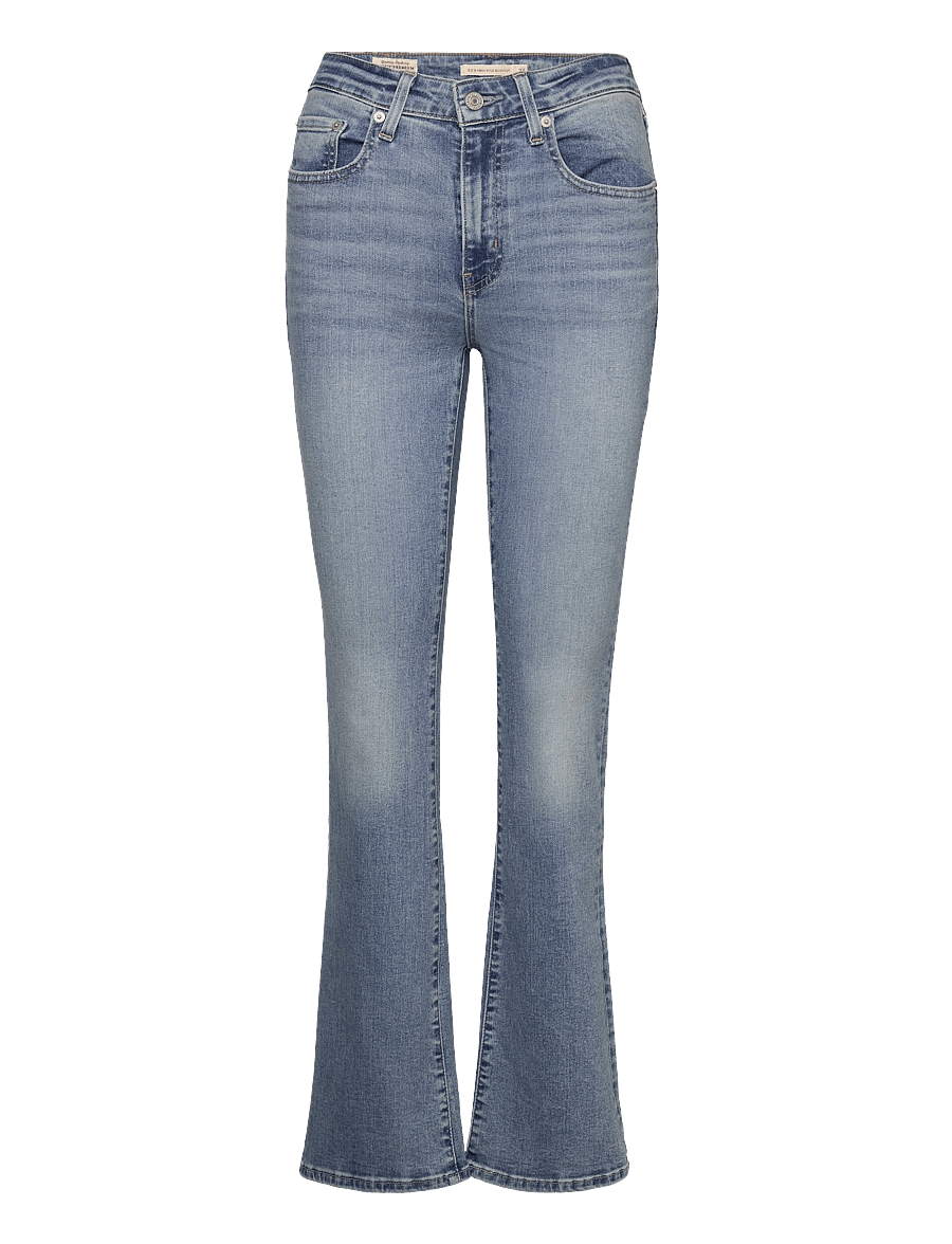 Levi's® - 725 HIGH RISE BOOTCUT BLUE WAV - flared jeans - light indigo - worn in - 1