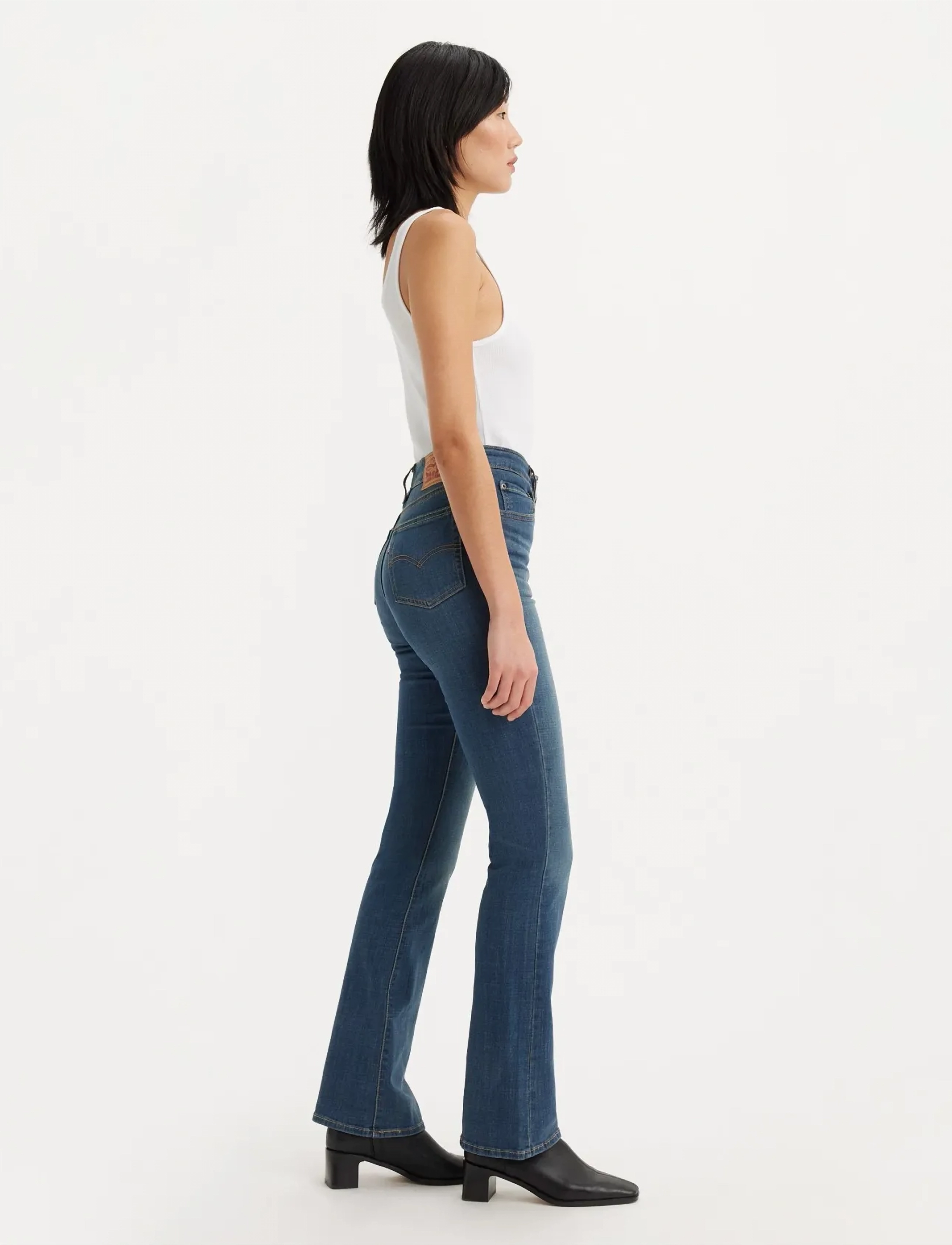 Levi's® - 725 HIGH RISE BOOTCUT TORE IT - bootcut jeans - dark indigo - worn in - 3
