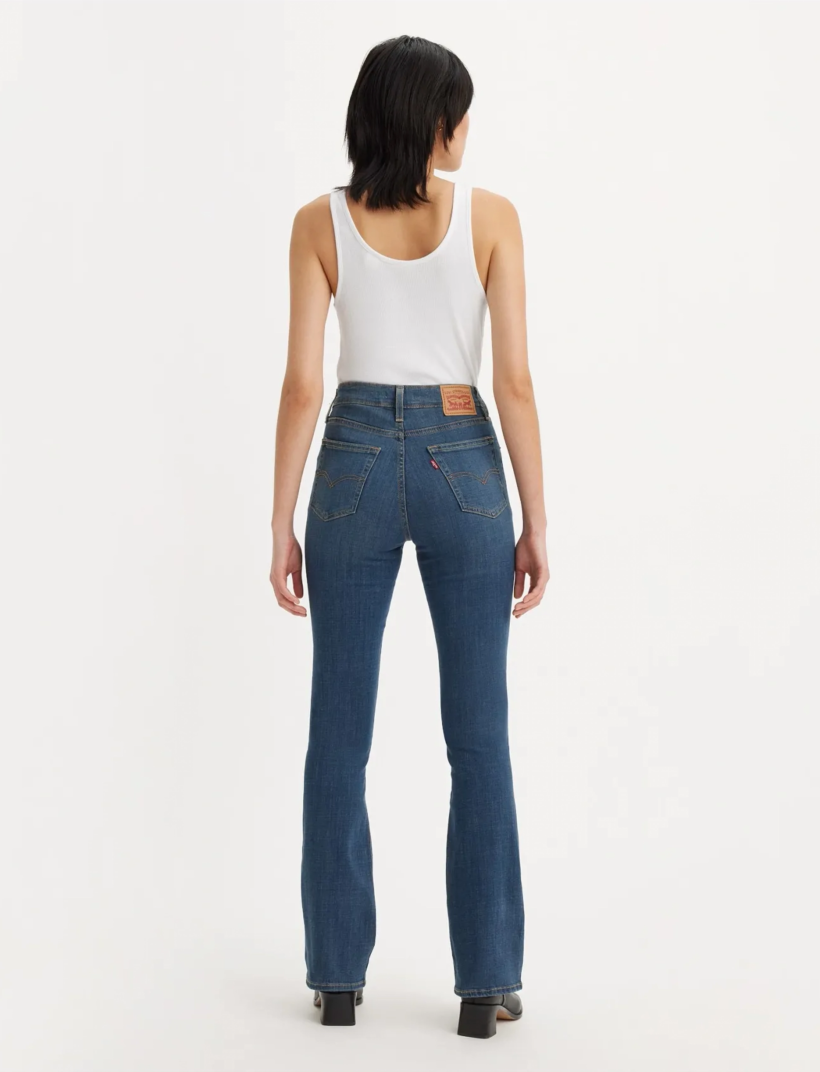 Levi's® - 725 HIGH RISE BOOTCUT TORE IT - bootcut jeans - dark indigo - worn in - 4