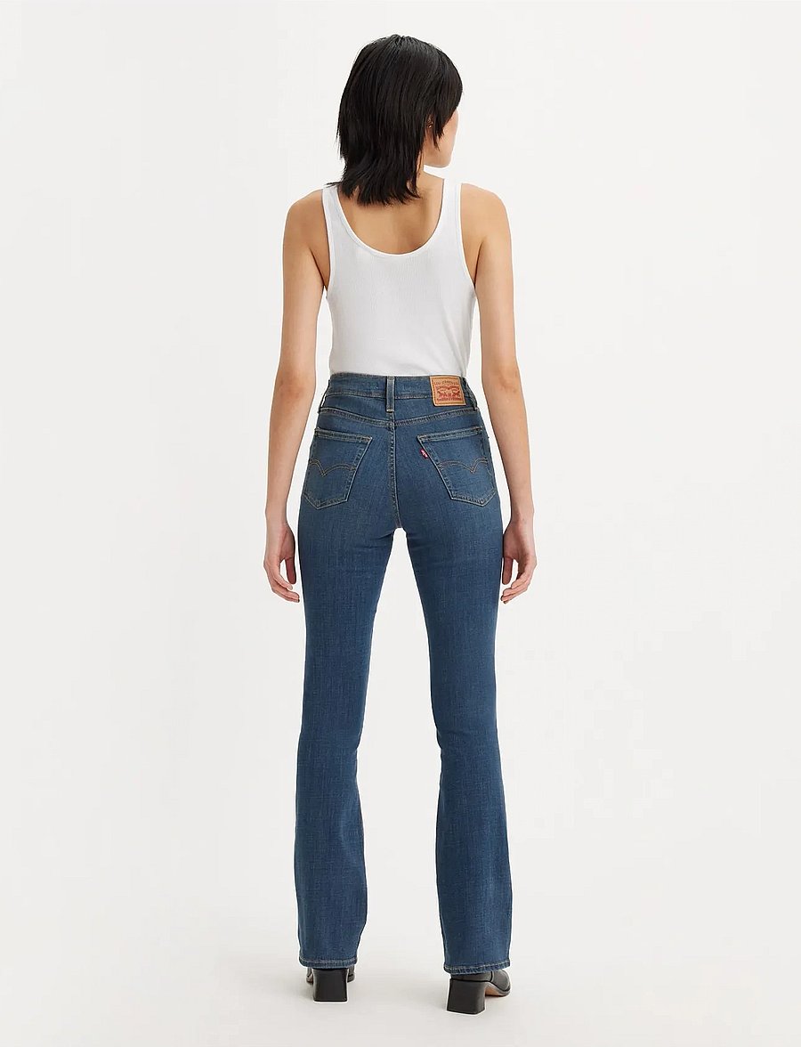 Levi's® - 725 HIGH RISE BOOTCUT TORE IT - bootcut jeans - dark indigo - worn in - 4