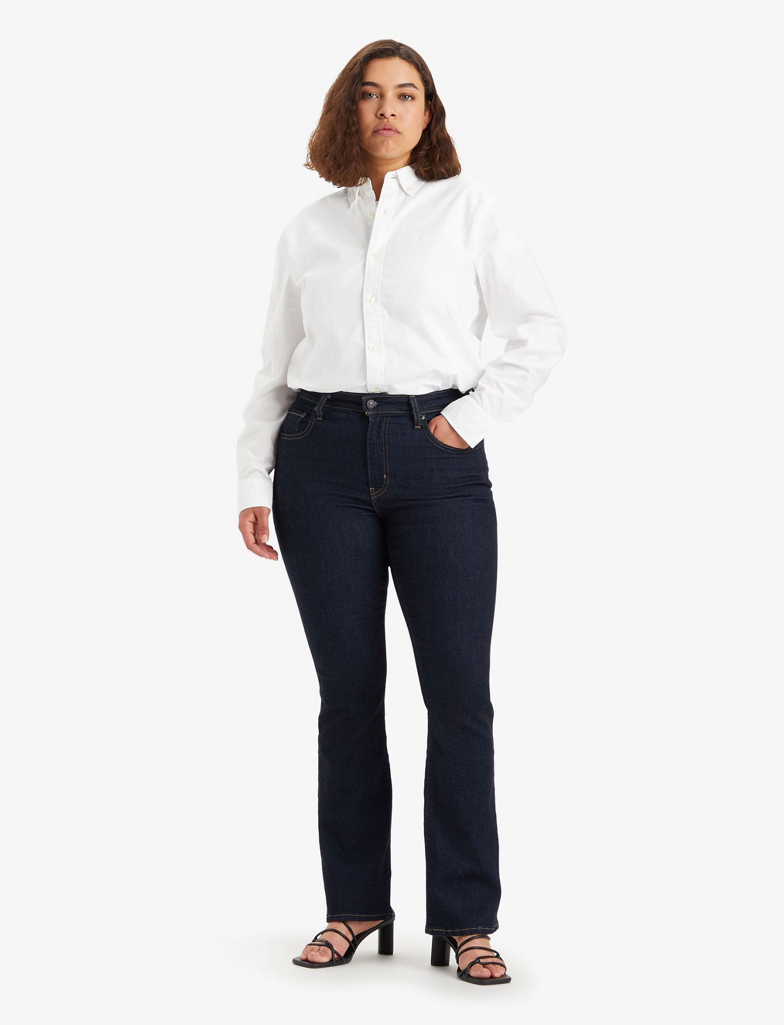 LEVIS ® 725 High Rise Bootcut Blue Wav jeans dam – bild 6