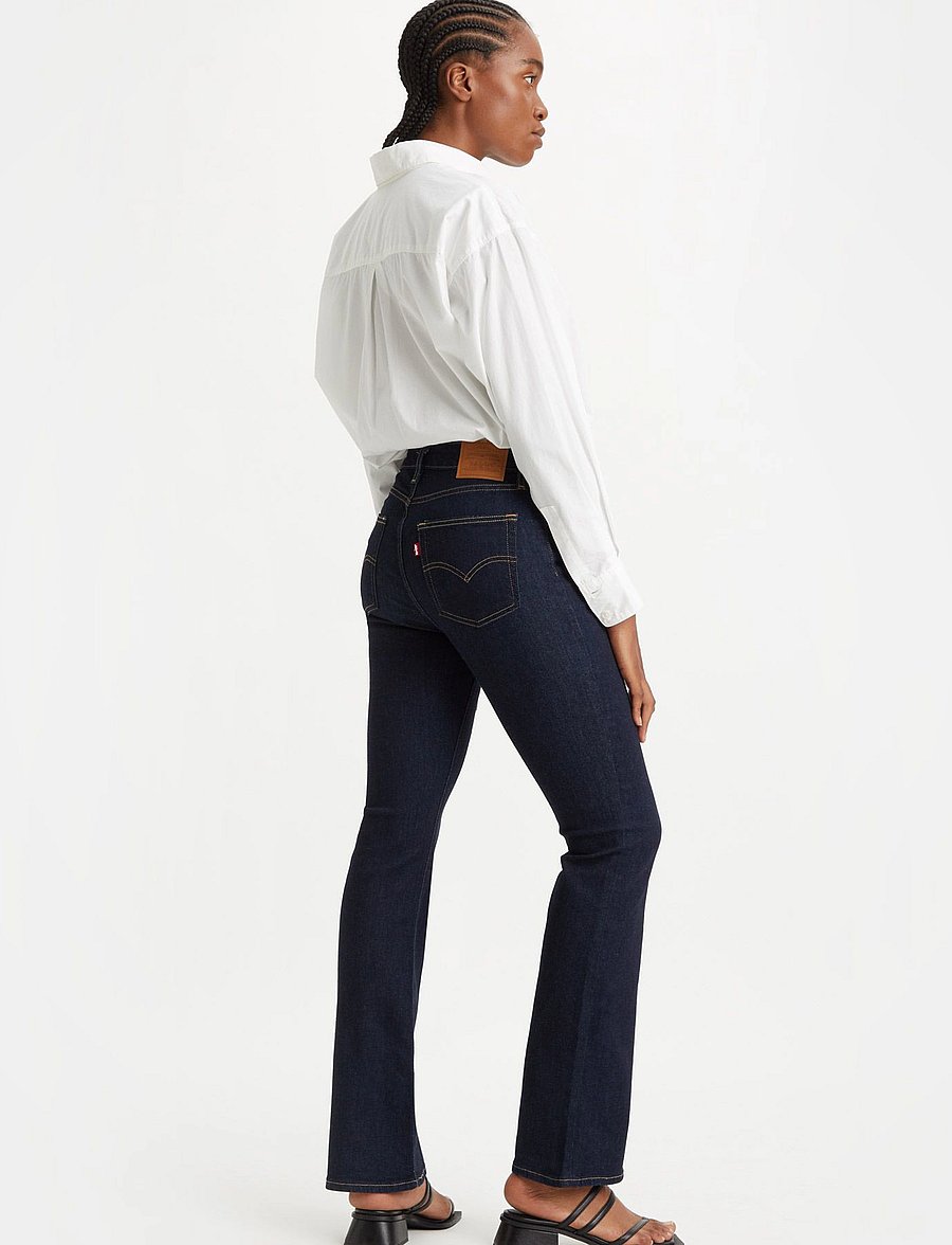 Levi's® - 725 HIGH RISE BOOTCUT BLUE WAV - flared jeans - dark indigo - flat finish - 4