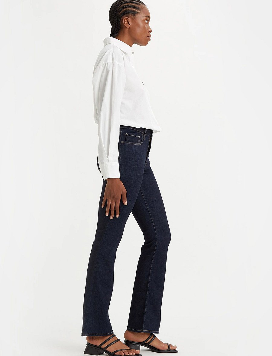 Levi's® - 725 HIGH RISE BOOTCUT BLUE WAV - flared jeans - dark indigo - flat finish - 5