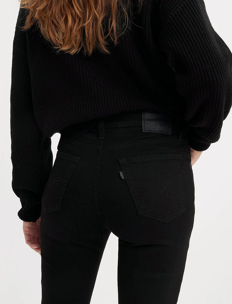 Levi's® - 725 HIGH RISE BOOTCUT MIDNIGHT - alt laienevad teksad - blacks - 4