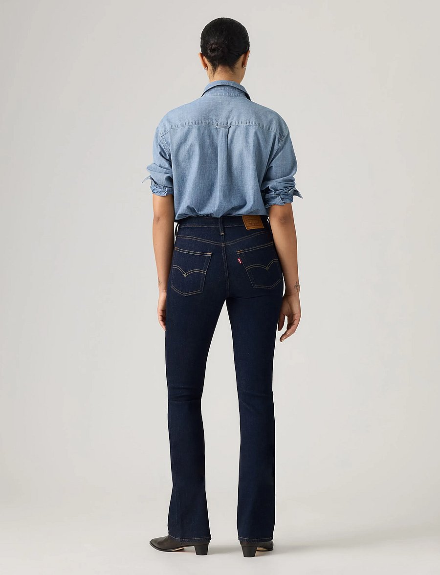 Levi's® - 725 HIGH RISE BOOTCUT TRUE BLU - bootcut-jeans - dark indigo - flat finish - 4