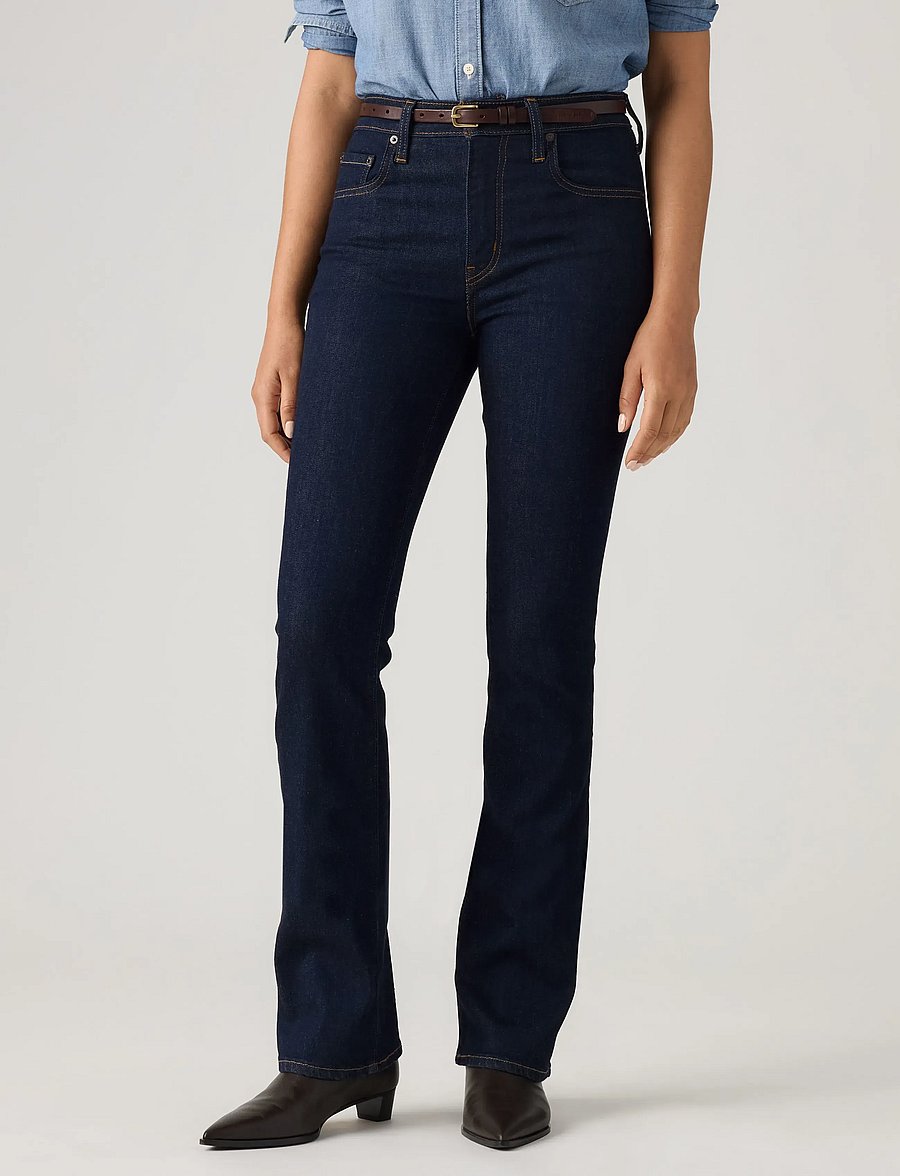 Levi's® - 725 HIGH RISE BOOTCUT TRUE BLU - bootcut-jeans - dark indigo - flat finish - 5