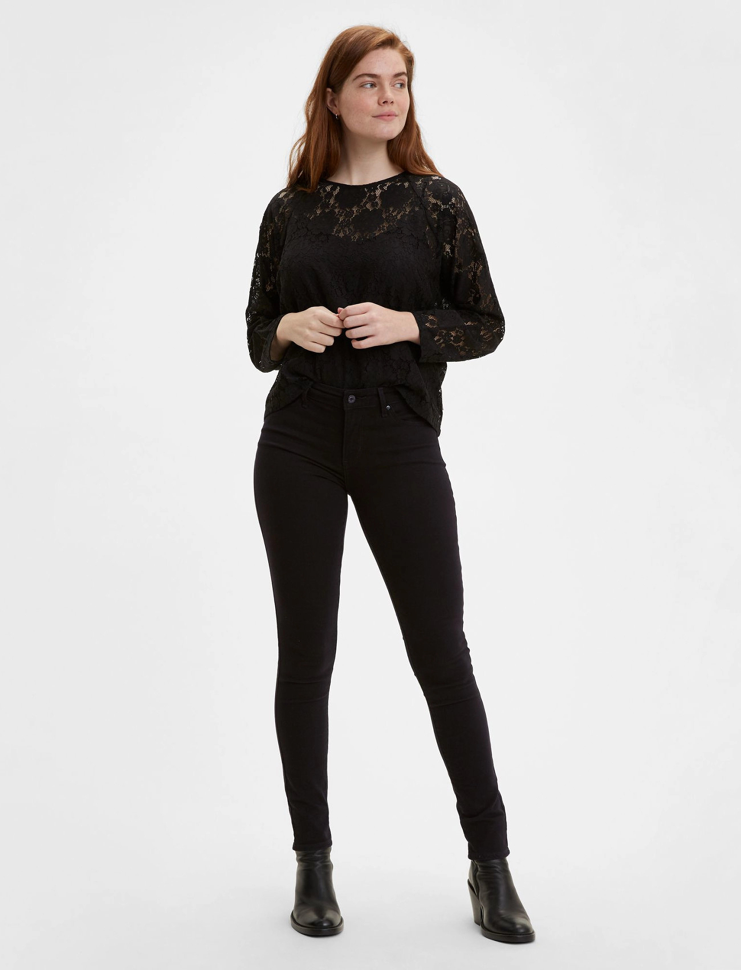 LEVI´S Women - 711 SKINNY NIGHT IS BLACK - blacks - 2