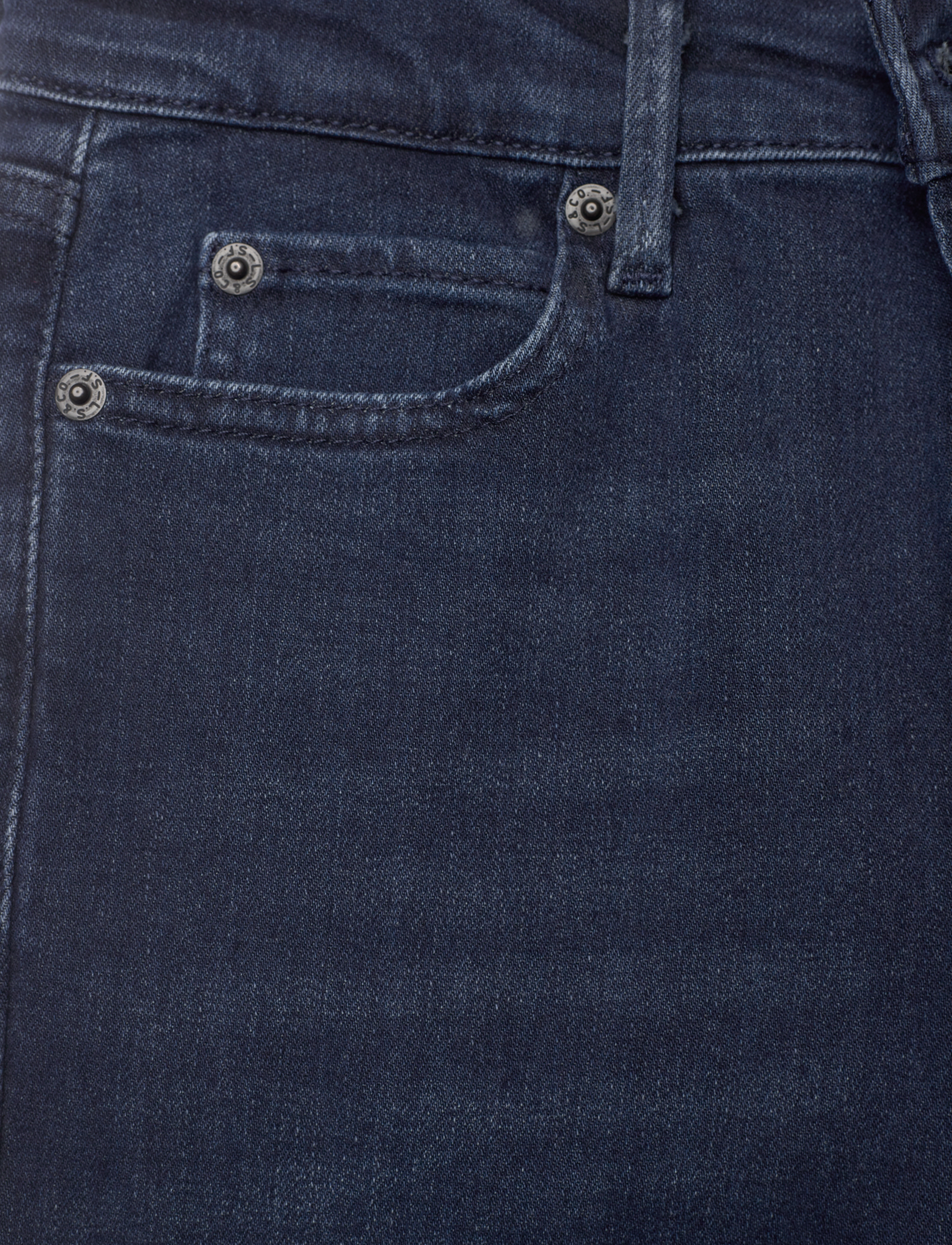 LEVI´S Women - 711 SKINNY LOTS OF LOVE - dark indigo - worn in - 2