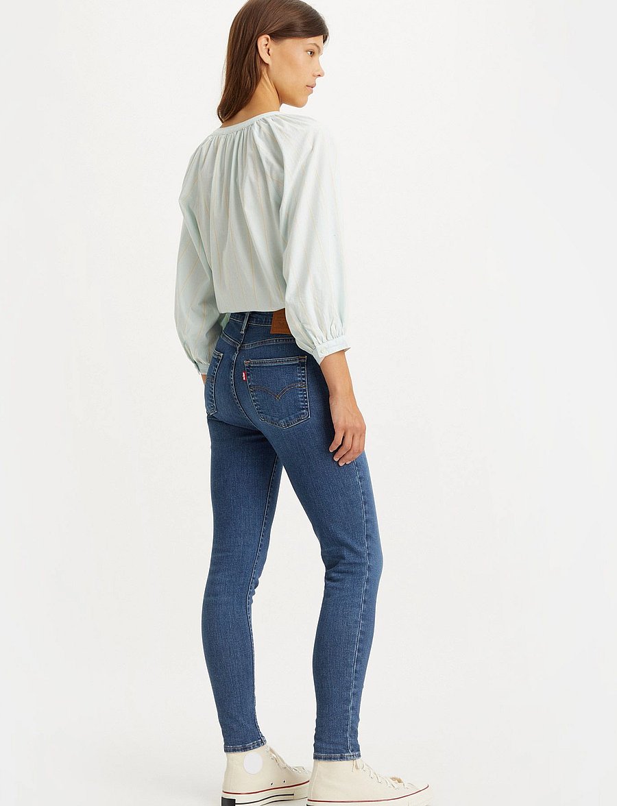 Levi's® - 721 HIGH RISE SKINNY BLUE WAVE - jeans skinny - med indigo - worn in - 4