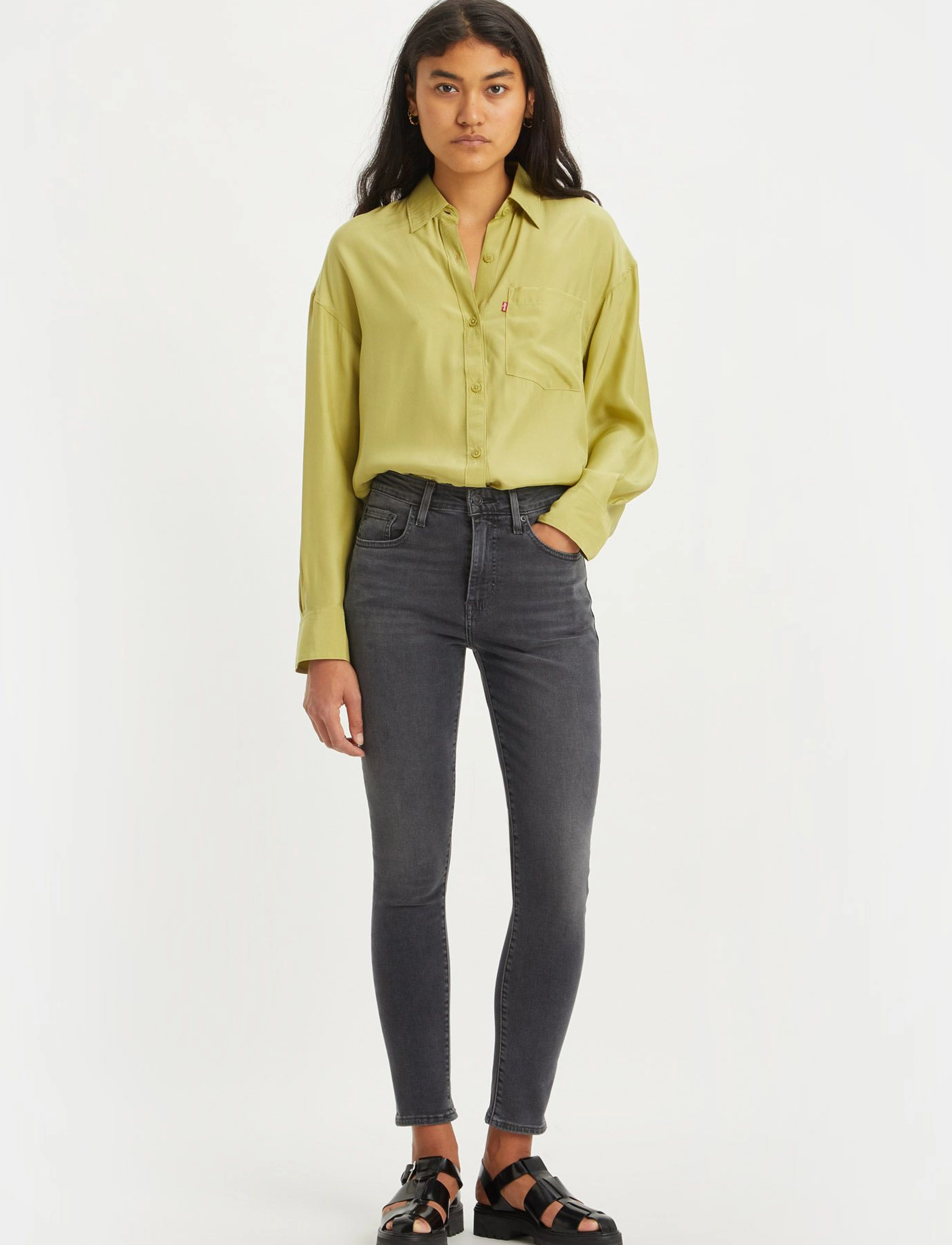 Levi's® - 721 HIGH RISE SKINNY CLEAR WAY - blacks - 3