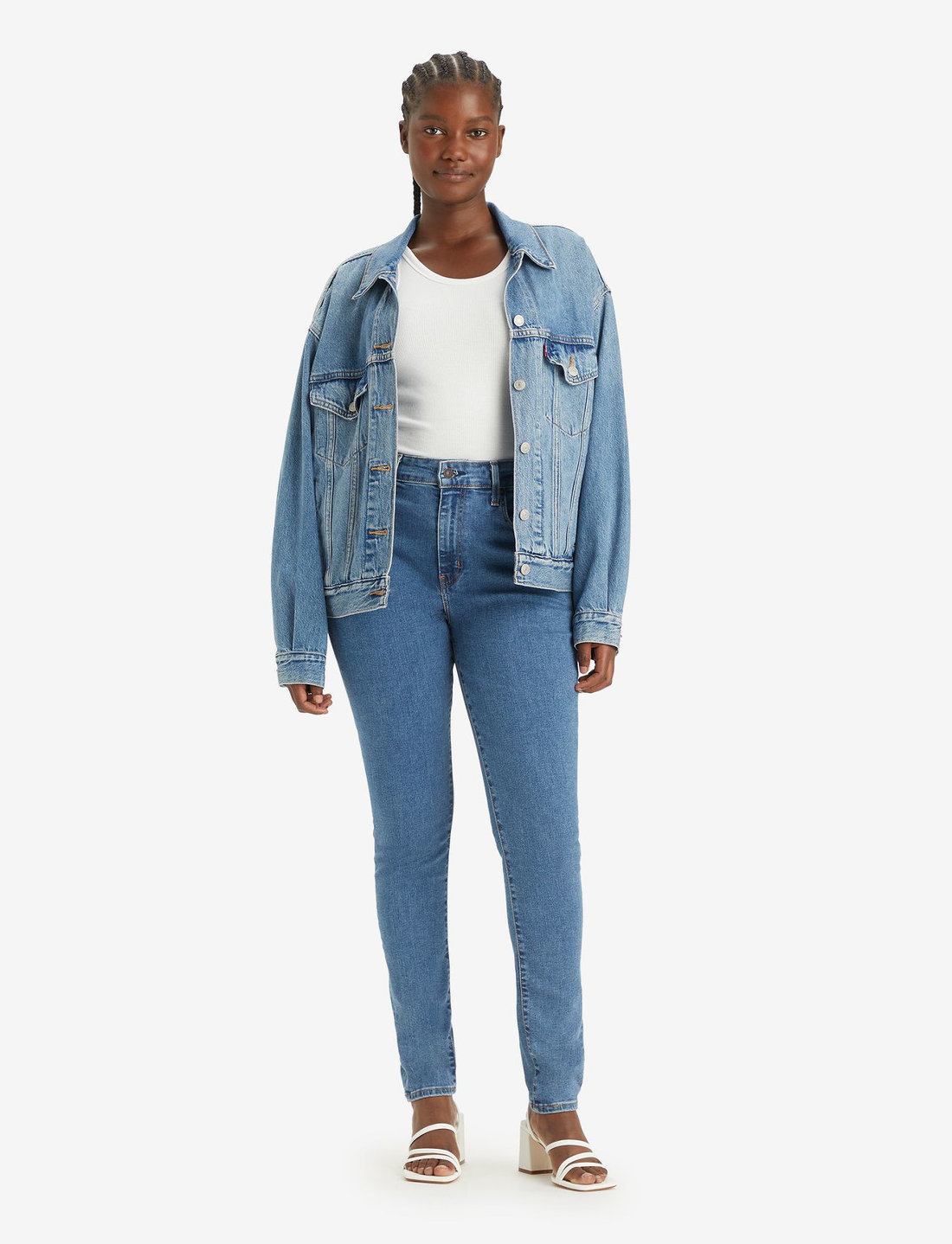 Levi denim 2025 cropped jacket