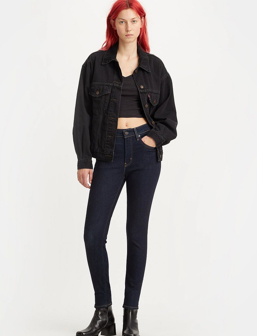 Levi's® - 721 HIGH RISE SKINNY BLUE WAVE - gerade jeans - dark indigo - flat finisha - 3