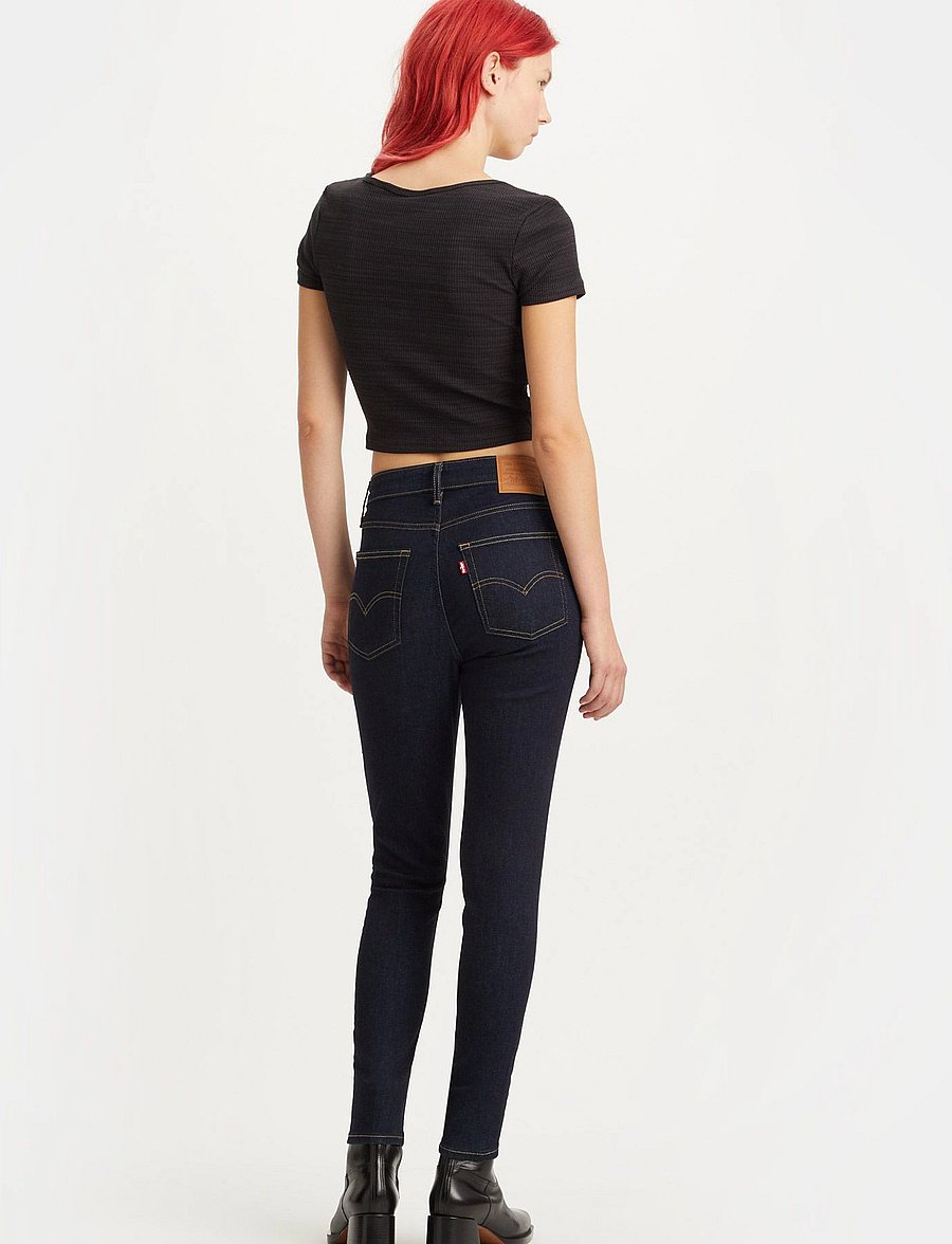 Levi's® - 721 HIGH RISE SKINNY BLUE WAVE - gerade jeans - dark indigo - flat finisha - 4