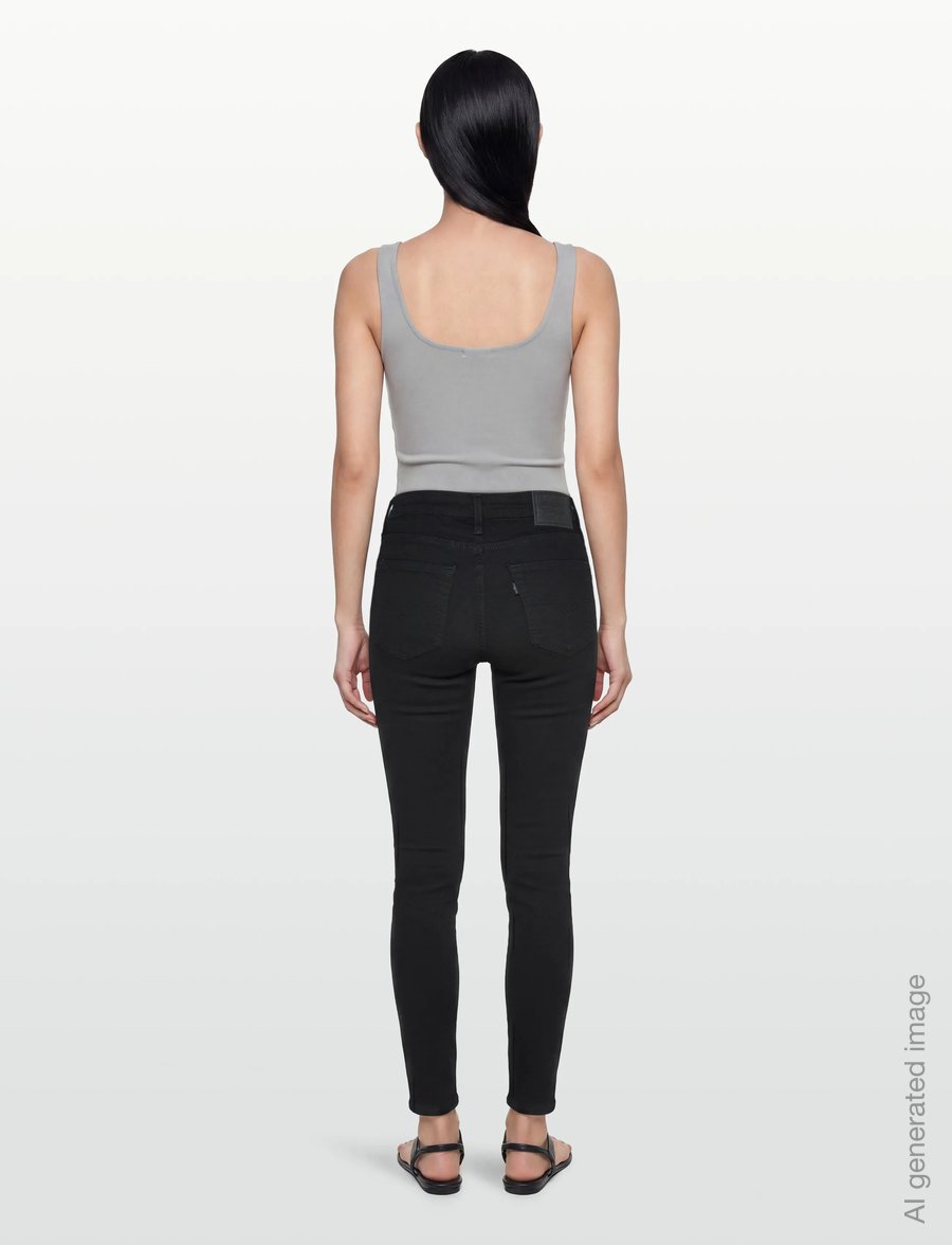 Levi's® - 721 HIGH RISE SKINNY MIDNIGHT - skinny jeans - blacks - 4