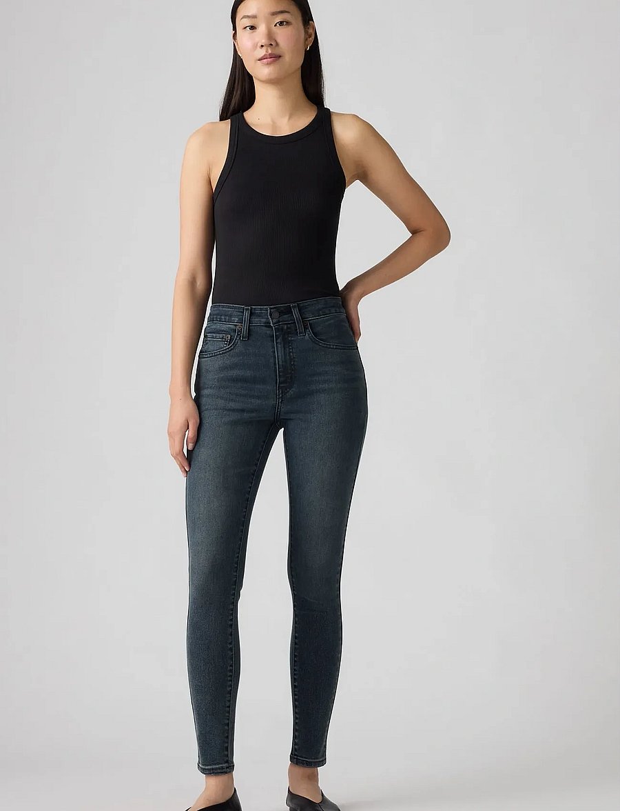 Levi's® - 721 HIGH RISE SKINNY EXIT STAG - liibuvad teksad - blacks - 0