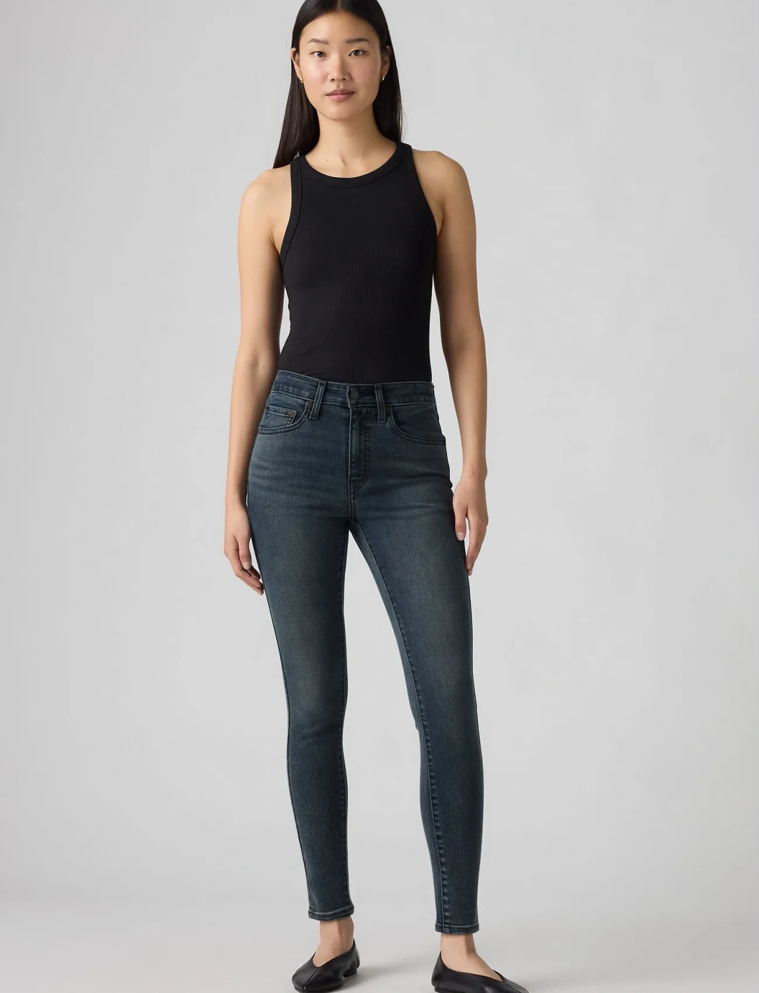 Levi's® - 721 HIGH RISE SKINNY EXIT STAG - liibuvad teksad - blacks - 4