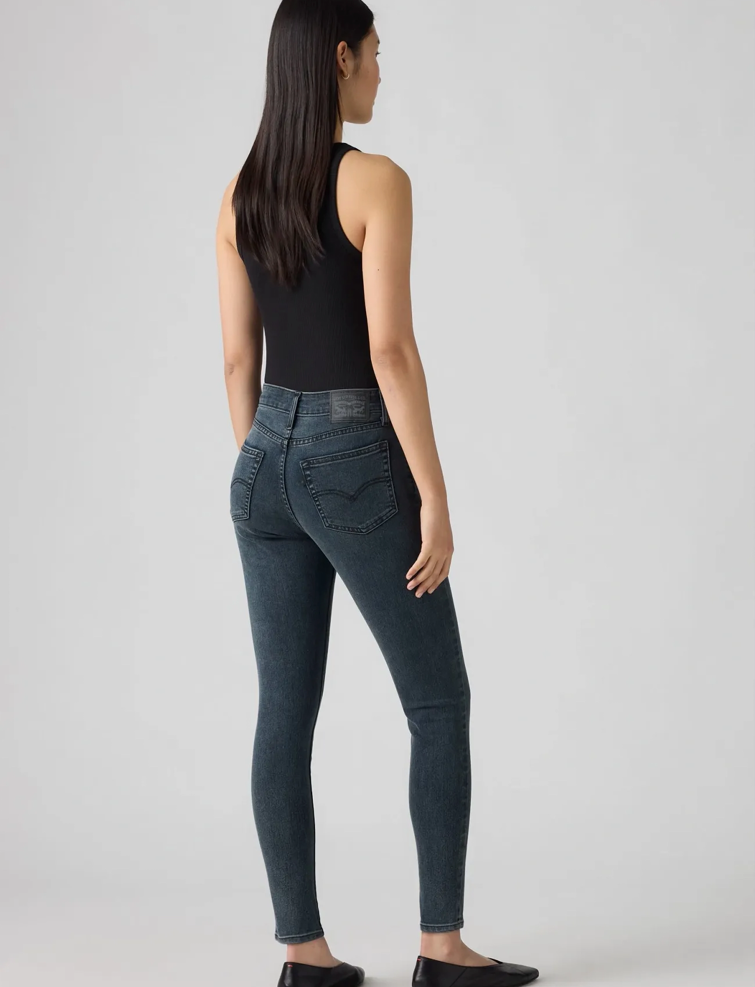 Levi's® - 721 HIGH RISE SKINNY EXIT STAG - liibuvad teksad - blacks - 5